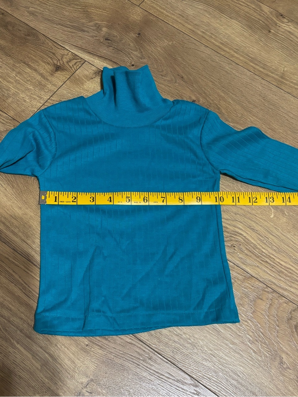 Vintage Garanimals Toddler Turtlenecks Aqua Blue Soft Cotton shirt Size 2T NWT - Picture 2 of 7
